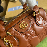 Back view of modern refined women's handbag – women's designer-style accessory