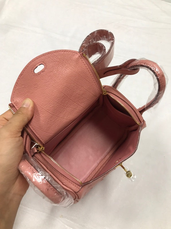 Close-up detail of curated bag design