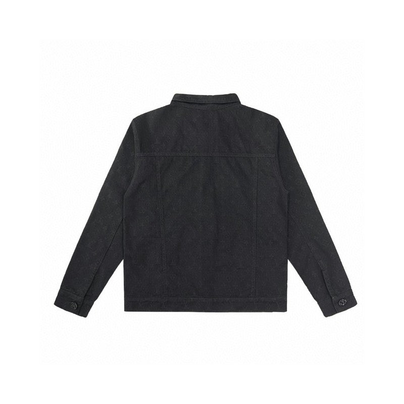 Back view of Louis Vuitton luxury clothing with relaxed-fit cut