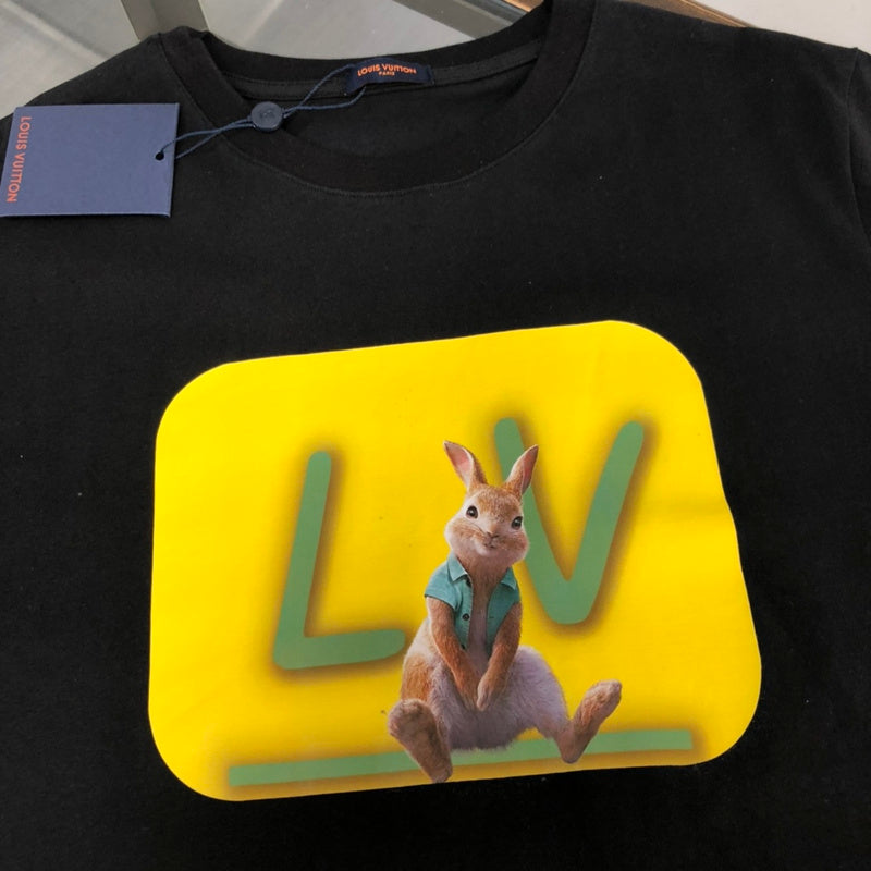 Flat lay presentation of Louis Vuitton cotton t-shirt with everyday silhouette