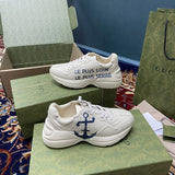 Gucci bold contrast luxury sneakers view 4 streetwear statement look