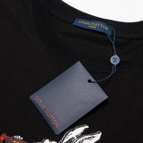 Flat lay presentation of Louis Vuitton cotton t-shirt with everyday silhouette