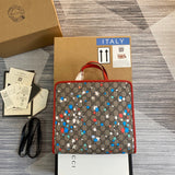 Front view of polished chic women's handbag – women's designer-style accessory