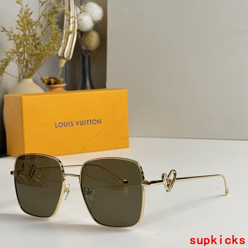 Side view of Louis Vuitton unisex sunglasses