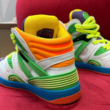 Gucci sneakers detailed view showing premium designer craftsmanship