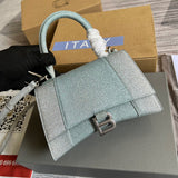 Timeless Faux Leather Handbag - Everyday Elegance | Women's Statement Accessory #302 - hardware and detail close-up (image 5) of designer-inspired handbag
