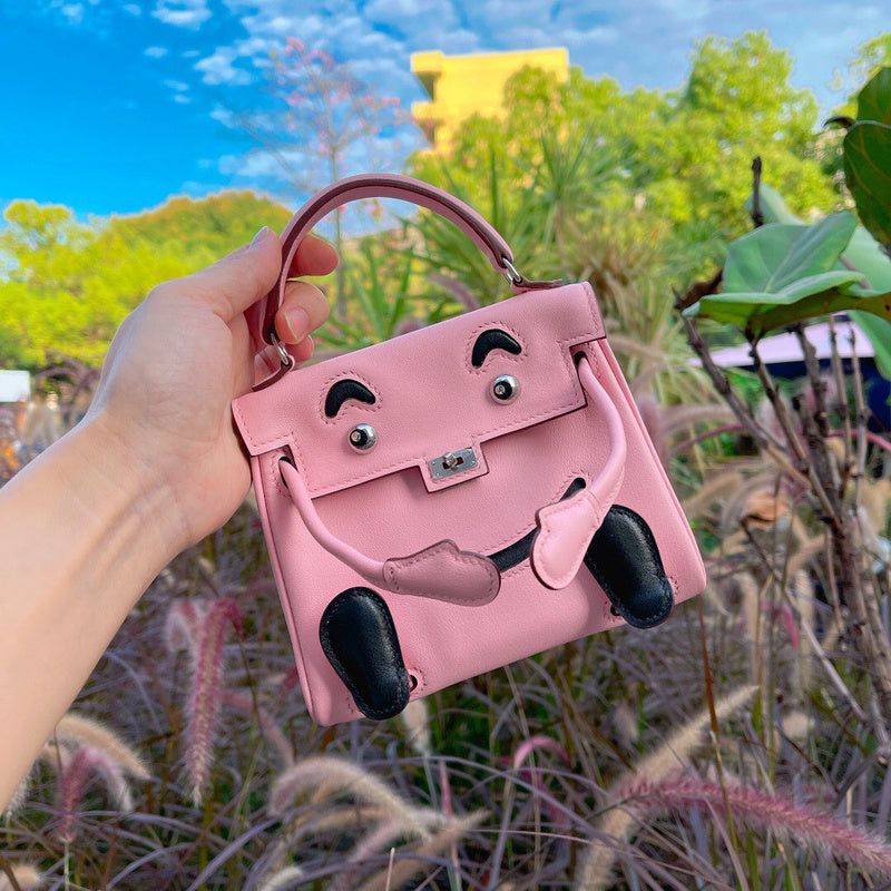 Close-up detail of modern bag design