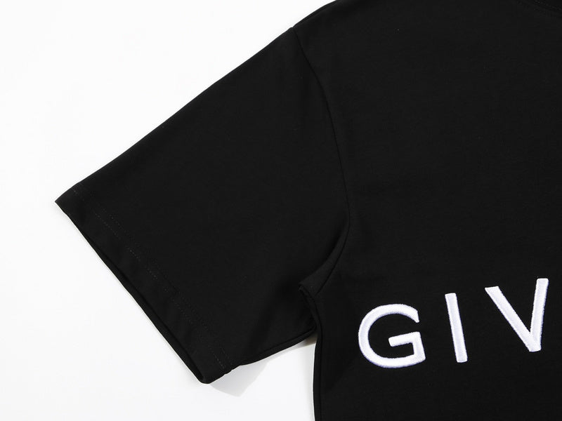 Full styled look of Givenchy luxury clothing with signature branding