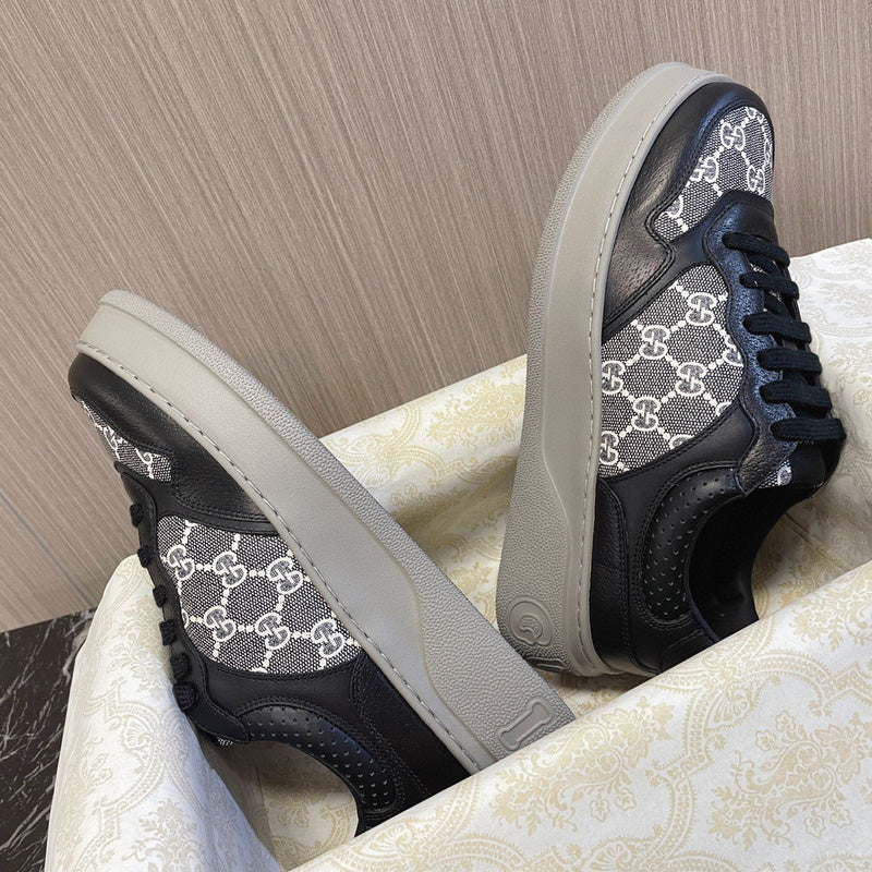 Gucci crisp white luxury sneakers view 4 everyday casual design