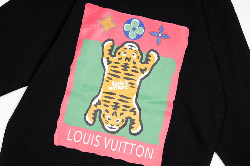 Back view of Louis Vuitton luxury clothing with logo-detail design
