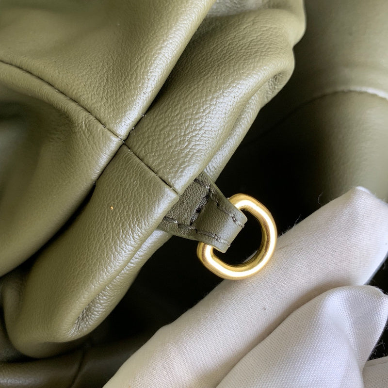 Bold Vegan Leather Handbag - Signature Hardware Accents | Women's Designer-Inspired Purse #1751 - hardware and detail close-up (image 5) of designer-inspired handbag