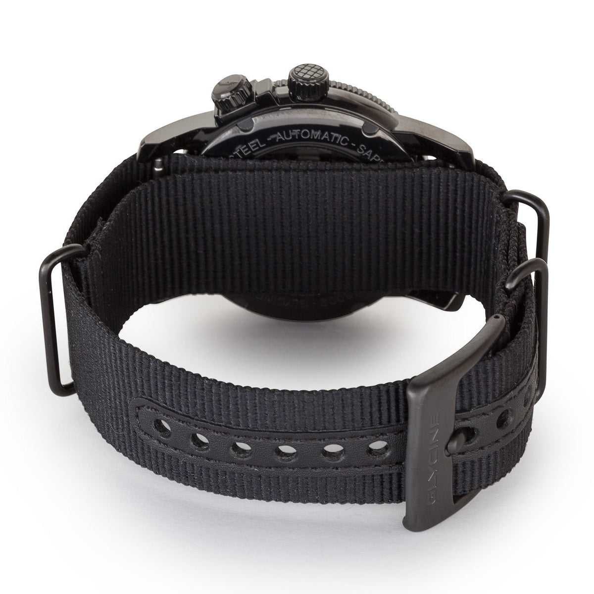 Side view of Glycine Men's Airman men's watch