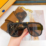 Full view of Louis Vuitton unisex sunglasses