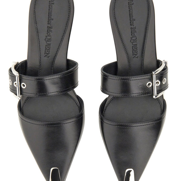 Alexander McQueen premium flats detail and craftsmanship close-up