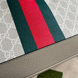 Back view of modern signature women's handbag – women's designer-style accessory