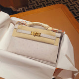  Contemporary crossbody bag carried on shoulder