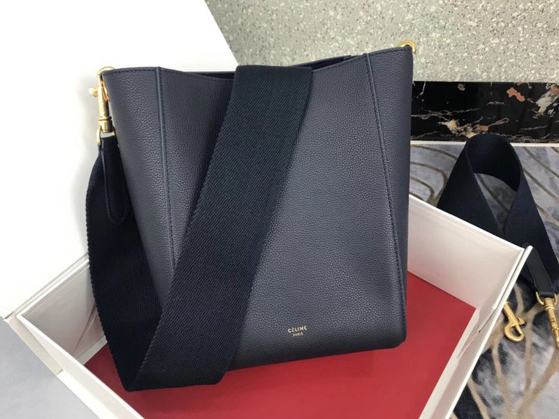 Front view of modern structured women's handbag – women's luxury handbag