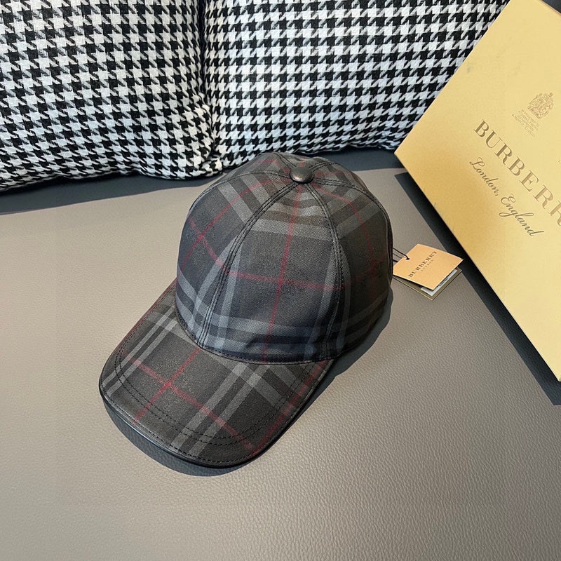 Side view of Burberry unisex cap