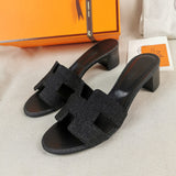 Hermes sandals Style 021 - back heel detail