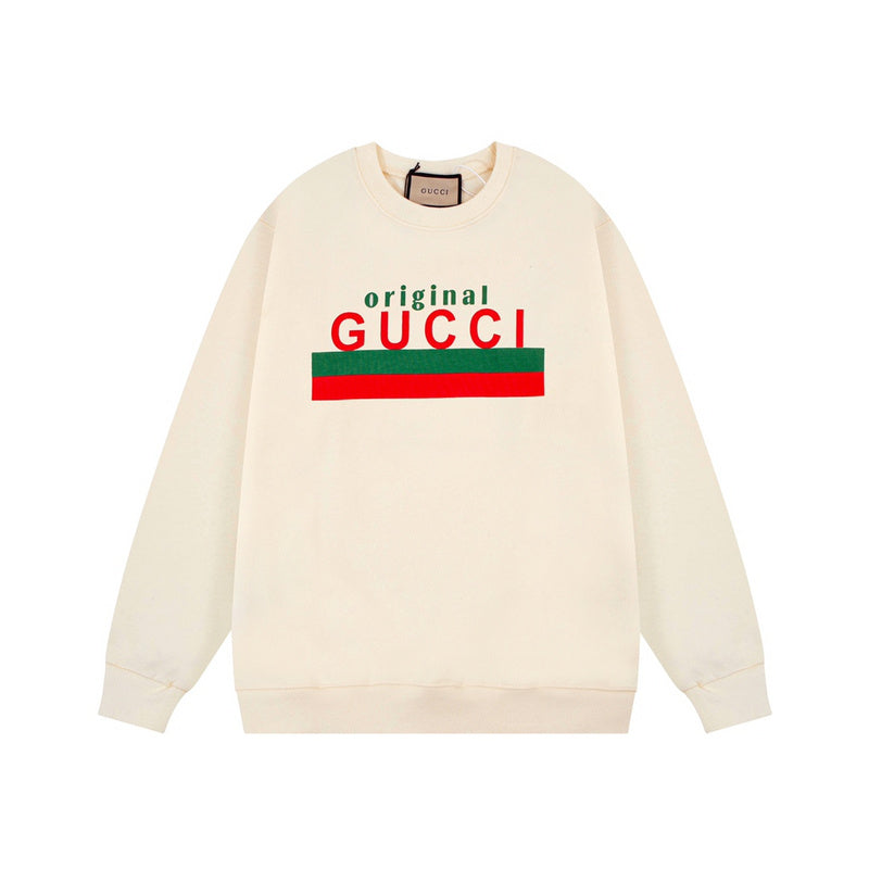 Front view of Gucci luxury clothing with contemporary cut