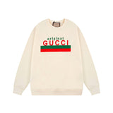 Front view of Gucci luxury clothing with contemporary cut