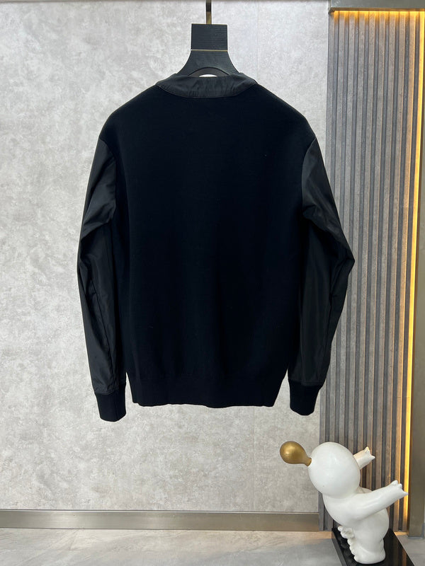 Side profile of Louis Vuitton luxury clothing with runway-inspired design