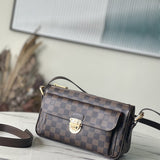  Curated handbag carried on shoulder