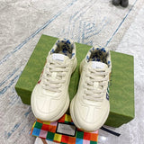 Gucci clean off-white luxury sneakers view 9 chunky sole construction