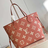 Side profile of statement signature women's handbag – women's luxury accessory