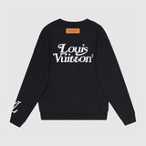Side profile of Louis Vuitton luxury clothing with contemporary cut