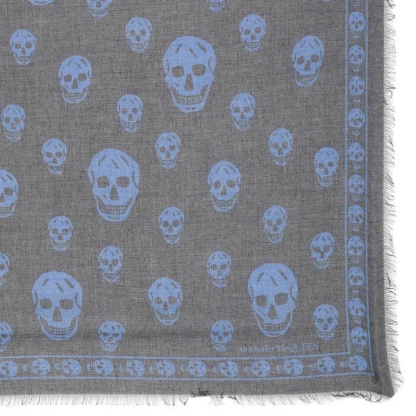 Alexander McQueen Scarves? Alexander Mcqueen Women Classic Skull Scarf Luxury Designer Silk Scarf