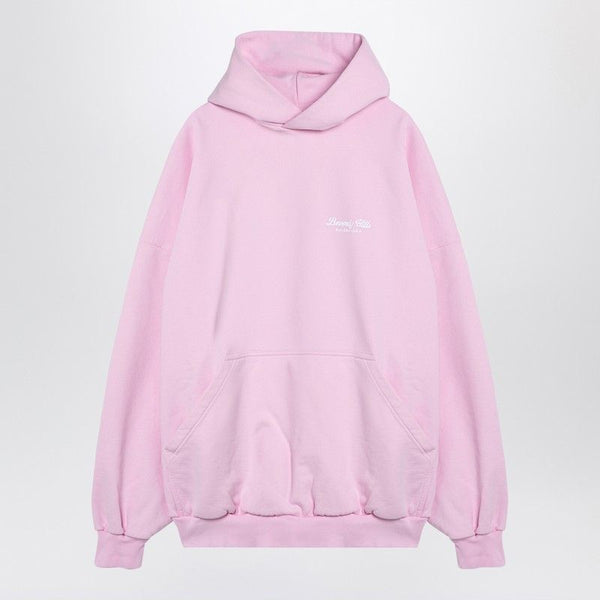 Balenciaga Bags? BALENCIAGA Oversized Fleece Hoodie with Pouch Pocket - Women's Premium Designer Shoulder Bag