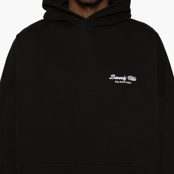 Balenciaga Bags? BALENCIAGA Oversized Hoodie with Pouch Pocket - Women's Luxury Designer Leather Handbag