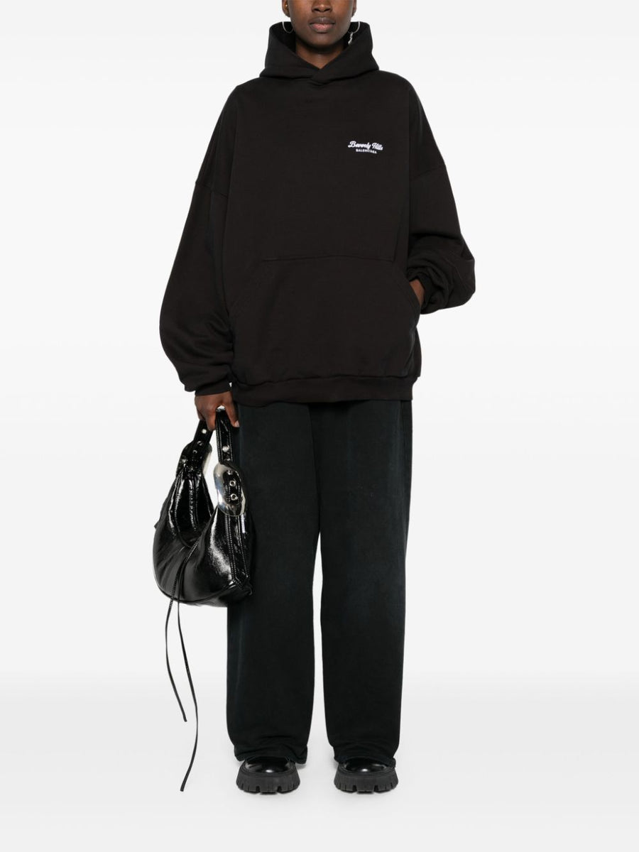 Close-up of Balenciaga jerseys & knitwear hardware and fine stitching