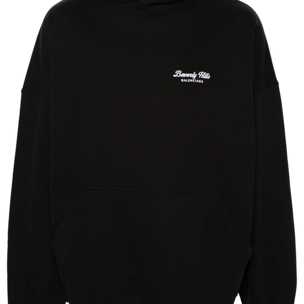 Balenciaga Bags? BALENCIAGA Oversized Hoodie with Pouch Pocket - Women's Luxury Designer Leather Handbag