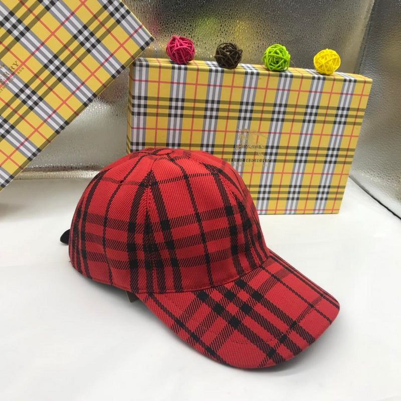 Side view of Burberry unisex cap