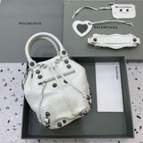Chic Faux Leather Handbag - Modern Structured Build | Women's Everyday Carry Handbag #312 - front view (image 1) of designer-inspired handbag