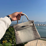 Modern bag shown from front angle