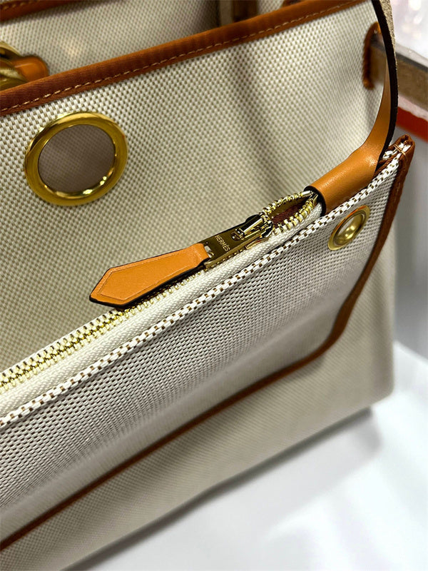 Close-up detail of versatile bag design