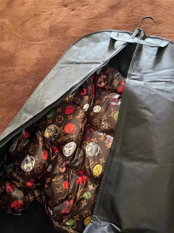 Side profile of Louis Vuitton luxury clothing with everyday silhouette