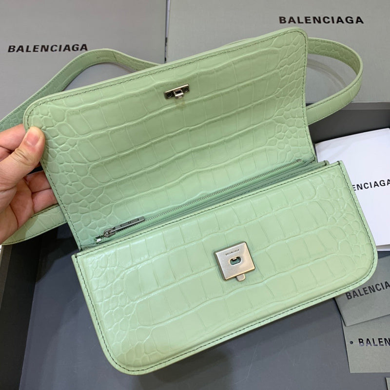 Sophisticated Faux Leather Handbag - Understated Luxury Look | Women's Designer-Inspired Purse #406 - styled full view (image 7) of designer-inspired handbag