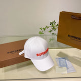 Side view of Burberry unisex cap