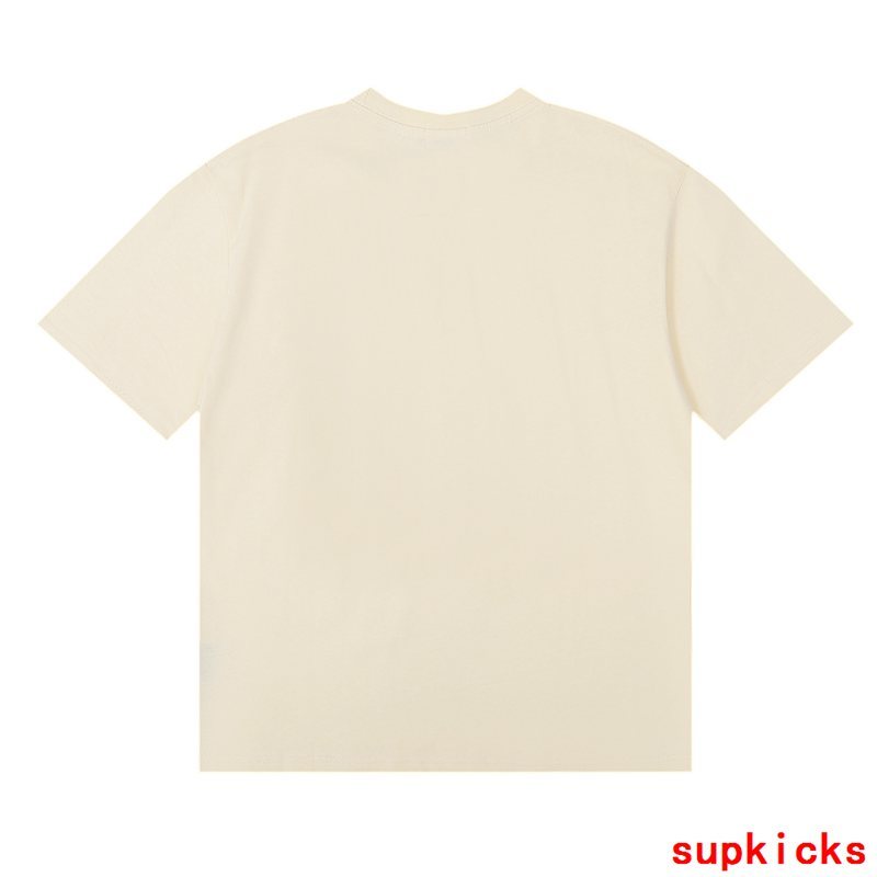 Side profile of Rhude luxury clothing with relaxed-fit cut