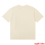 Side profile of Rhude luxury clothing with relaxed-fit cut