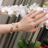 Close-up detail view of Van Cleef & Arpels unisex jewelry piece