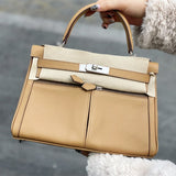 Close-up detail of graceful bag design