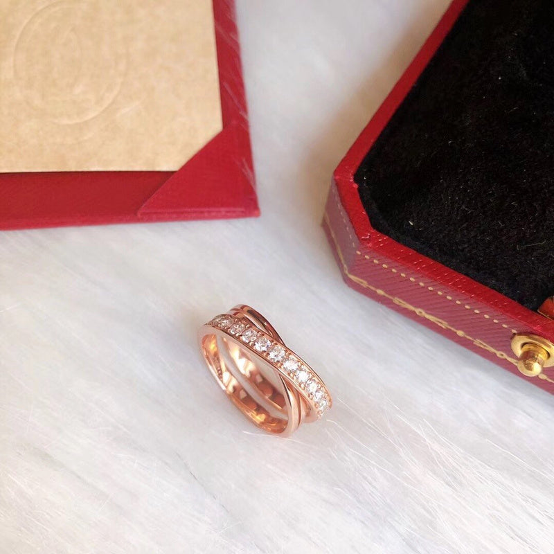 Front view of Cartier unisex jewelry piece