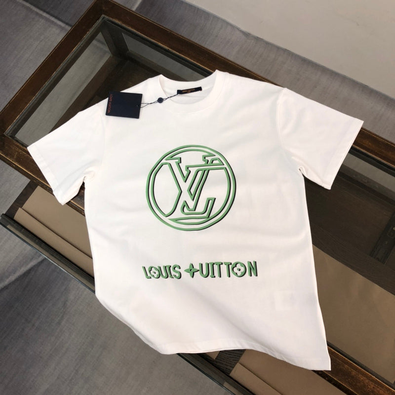 Back view of Louis Vuitton cotton t-shirt with streetwear-inspired cut