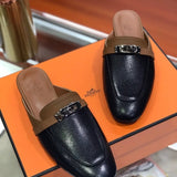 Hermès White Chunky Platform Sneakers - Back View