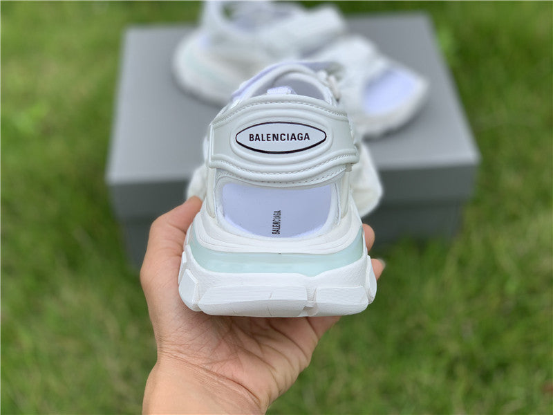 Balenciaga Chocolate Brown High-Top Sneakers - Back View